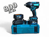 Аккумуляторный мощный гайковерт Makita 800нм 36V ударный бесщеточный гайковерт для ремонта автомобилей