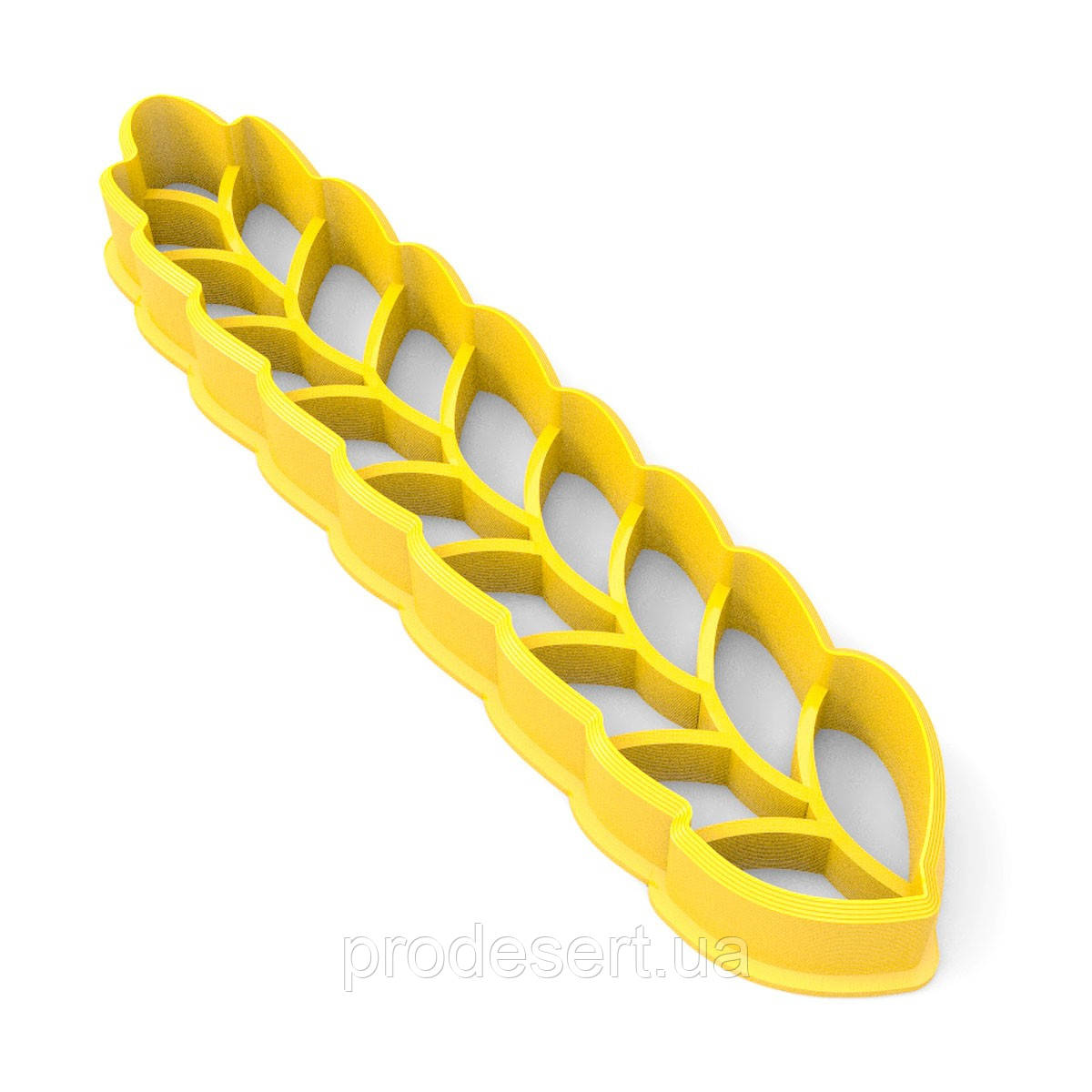 Вирубка для пряників Пшениця 10*2 см (3D)