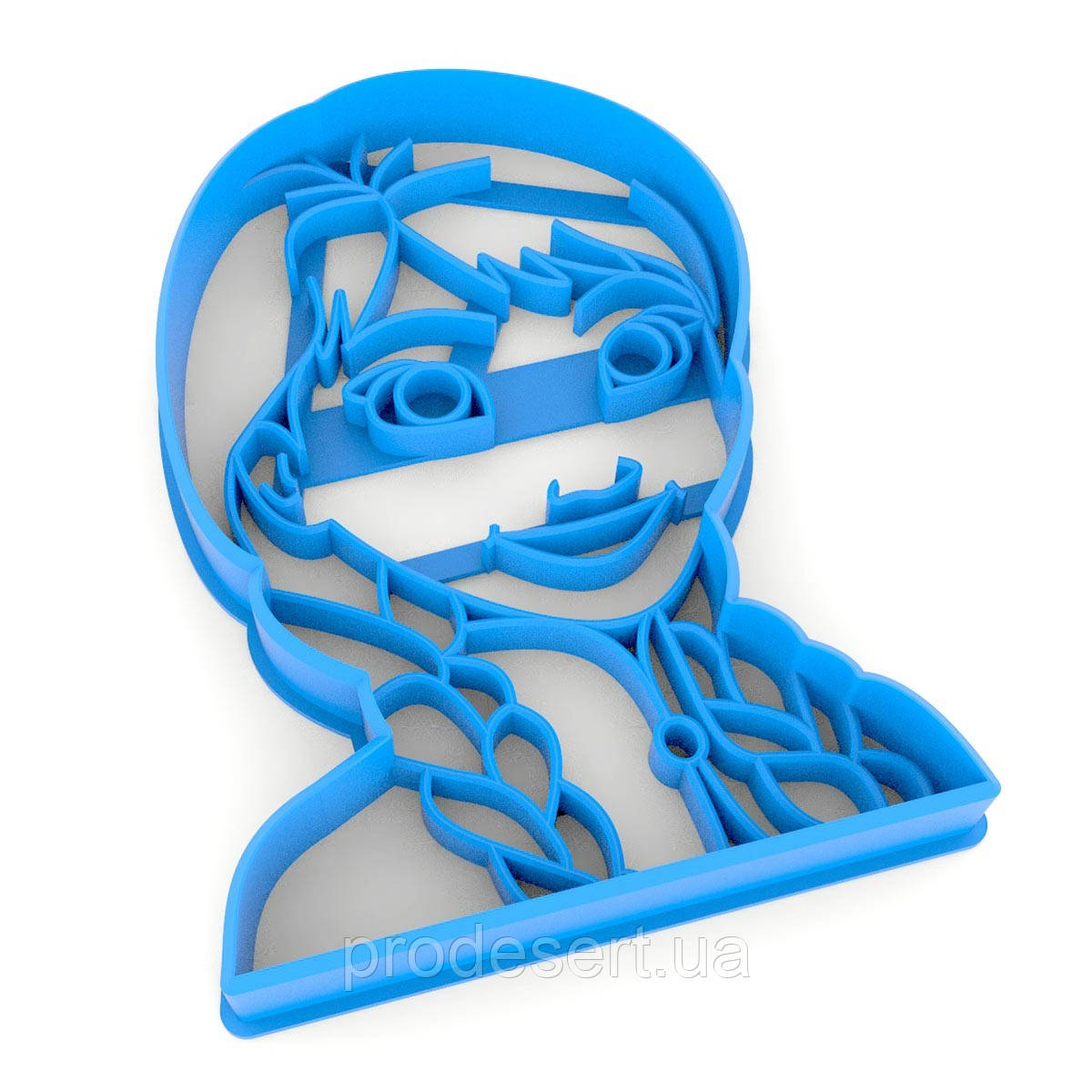 Вирубка для пряників Холодне серце Анна 9*6,5 см (3D)