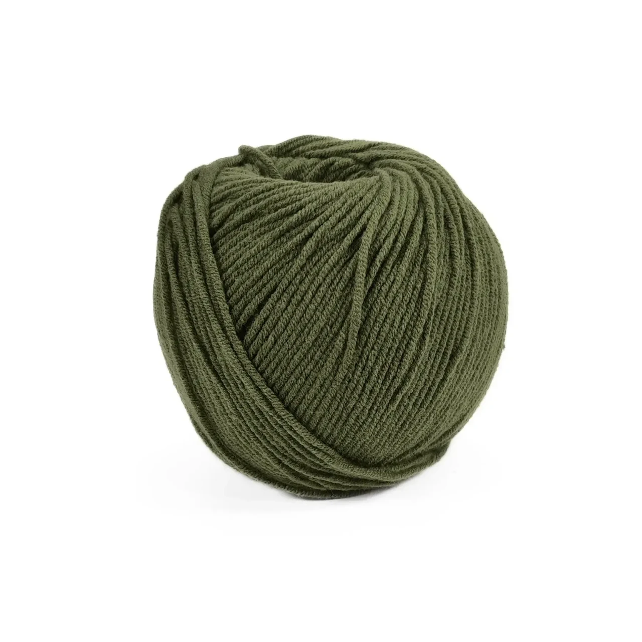 Пряжа Etrofil Jeans/Етрофіл Джинс,мілітарі-зелений 026, Etrofil, фото 1