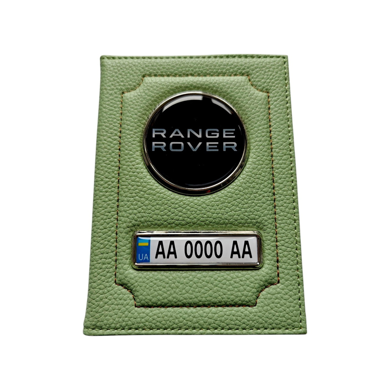 Обкладинка для автодокументів Range Rover, салатова, фото 1