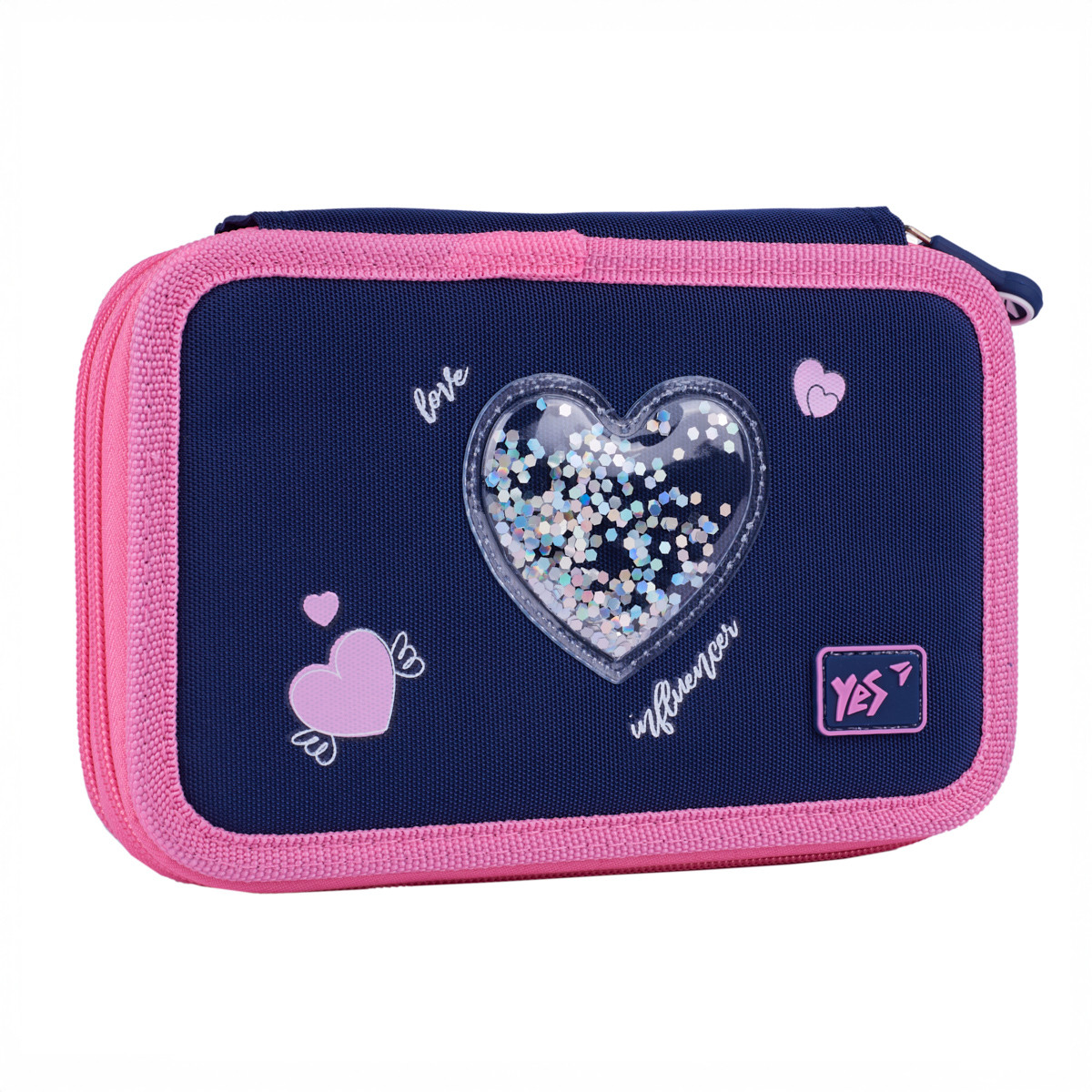 Пенал твердий подвійний Yes Bright Hearts HP-01, фото 1