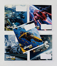 Зошит 36 аркушів у клітинку Space ship (3435(36к)) Star