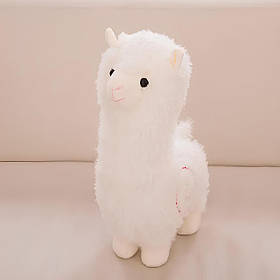 Плюшева іграшка альпака RESTEQ 25 см чарівна м’яка іграшка для дітей і дорослих