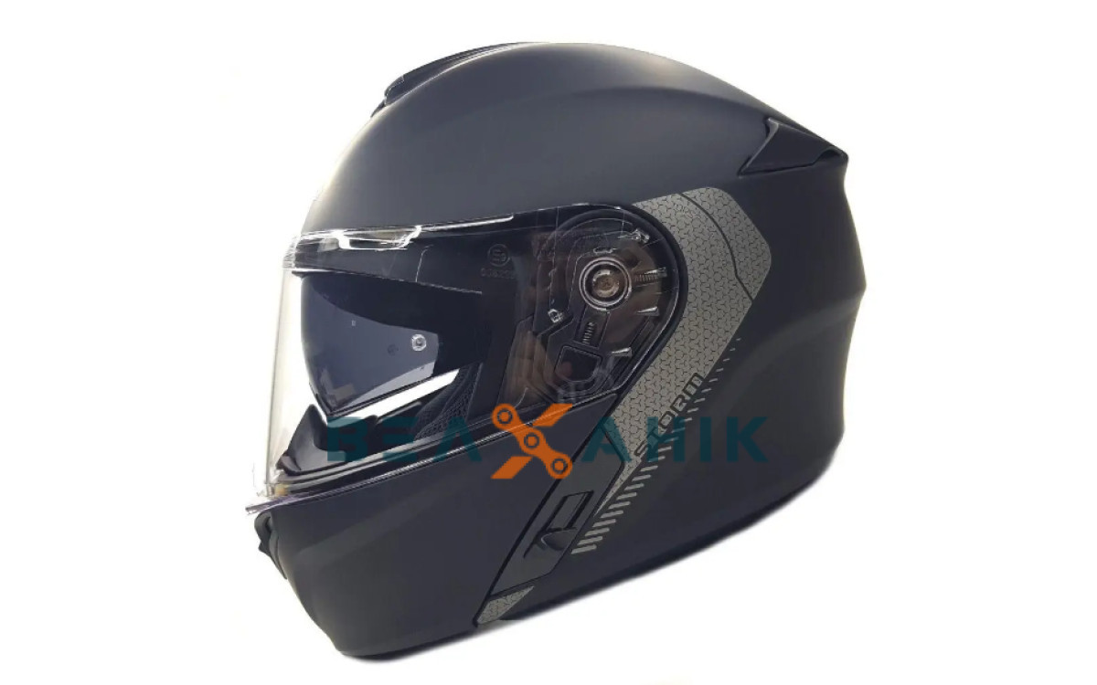 Шолом (модуляр) AXXIS STORM SV Solid A1 Matt Black [M], фото 1