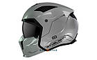 Шолом (модуляр) MT STREETFIGHTER SV S Solid A22 Gloss Grey ECE2206 [M], фото 2