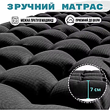Розкладне крісло шезлонг LEOBRO Zero Gravity Premium Plus Чорне (LB-ZGC-E1-BLK), фото 5