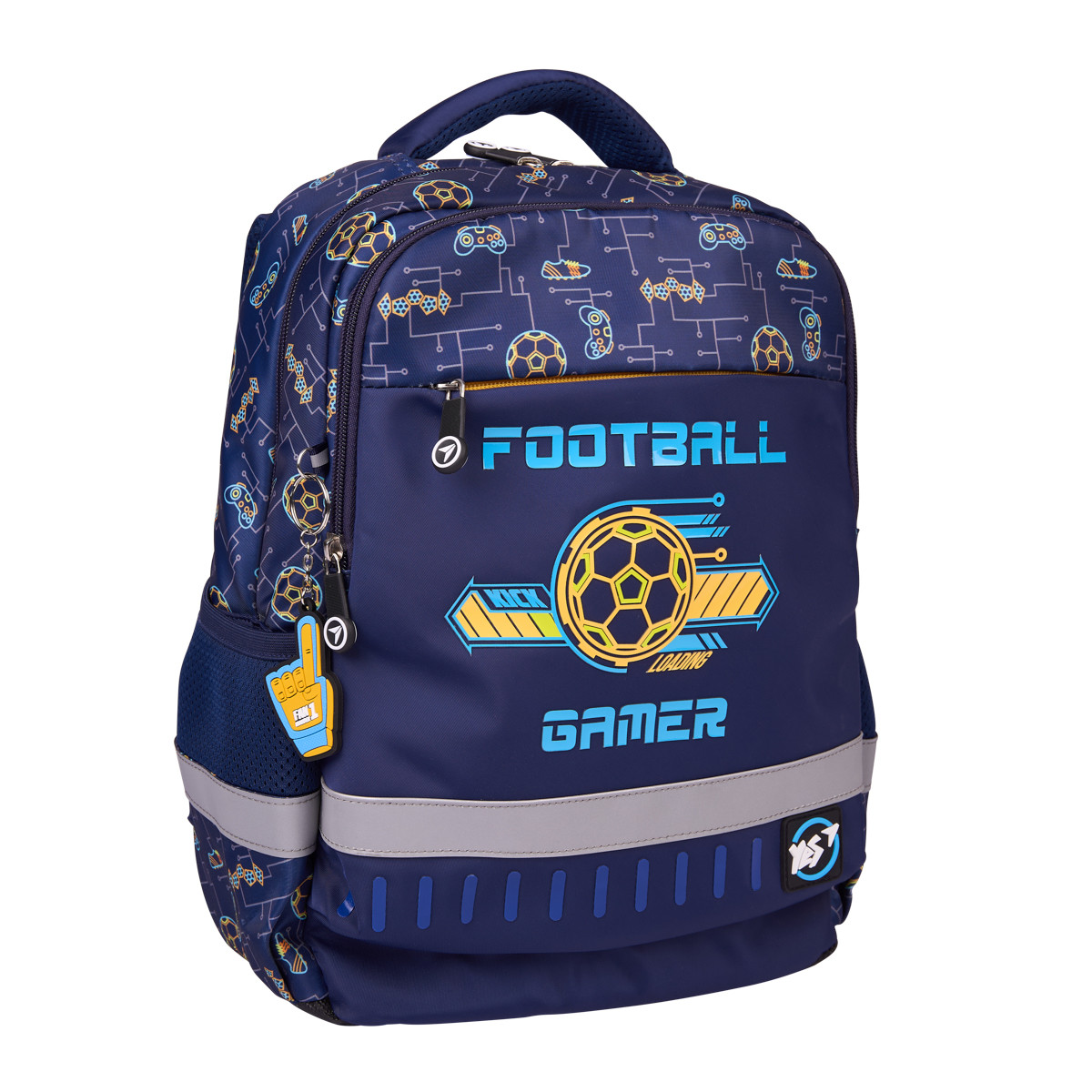 Рюкзак шкільний YES Football Gamer S-52 Ergo, фото 1