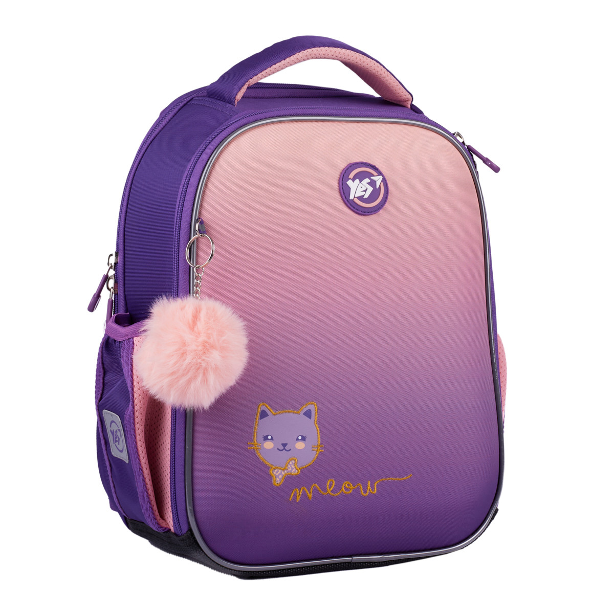 Рюкзак шкільний каркасний YES Happy Kitty H-100, фото 1