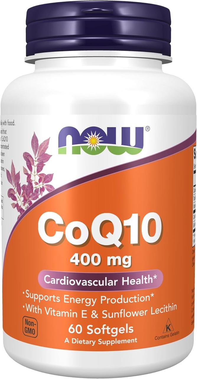 NOW Foods CoQ10 400 mg 60 Softgels
