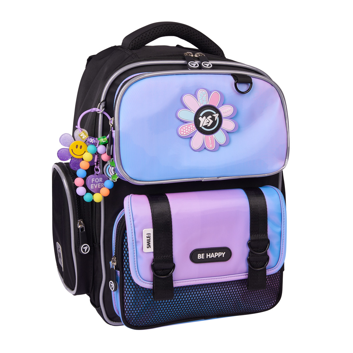 Рюкзак шкільний напівкаркасний YES Be Happy S-101, фото 1