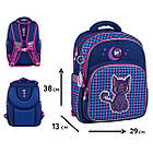 Рюкзак шкільний напівкаркасний YES Cat with the Moon S-91, фото 2