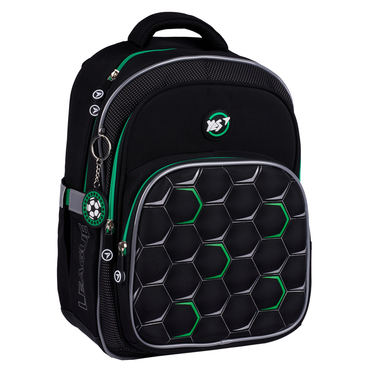 Рюкзак шкільний напівкаркасний YES Football Time S-91, фото 1