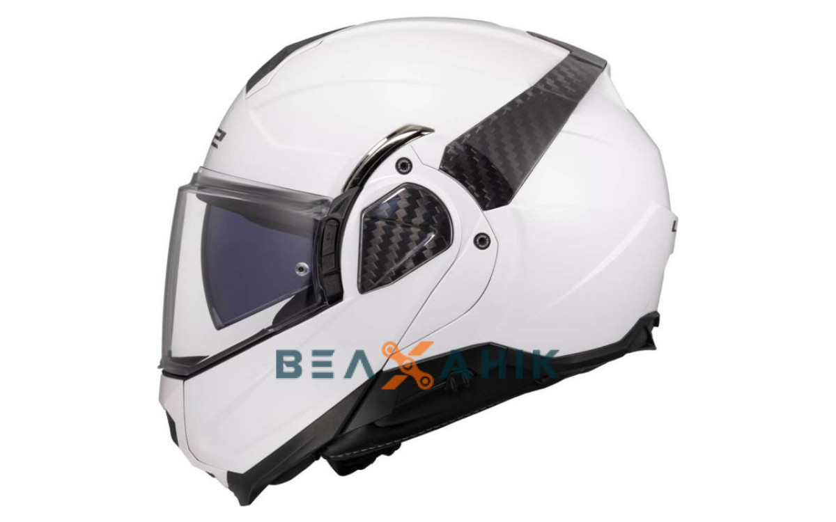 Шолом (модуляр) LS2 FF910 Advant 2 Solid White [M], фото 1