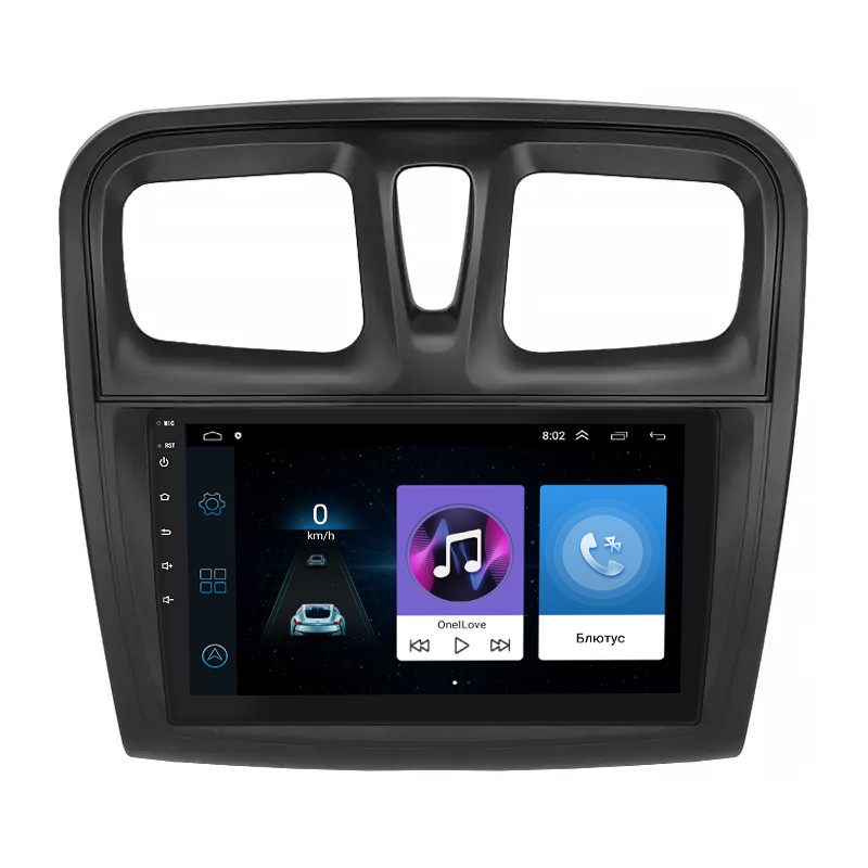 Штатна магнітола 9" Lesko для Dacia Logan II 2012-2016 1/16Gb Wi-Fi GPS Base Дачия 4 шт., фото 1