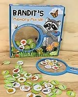 Настільна гра на пам'ять Bandit’s Memory Mix-Up від Peaceable Kingdom, 3+