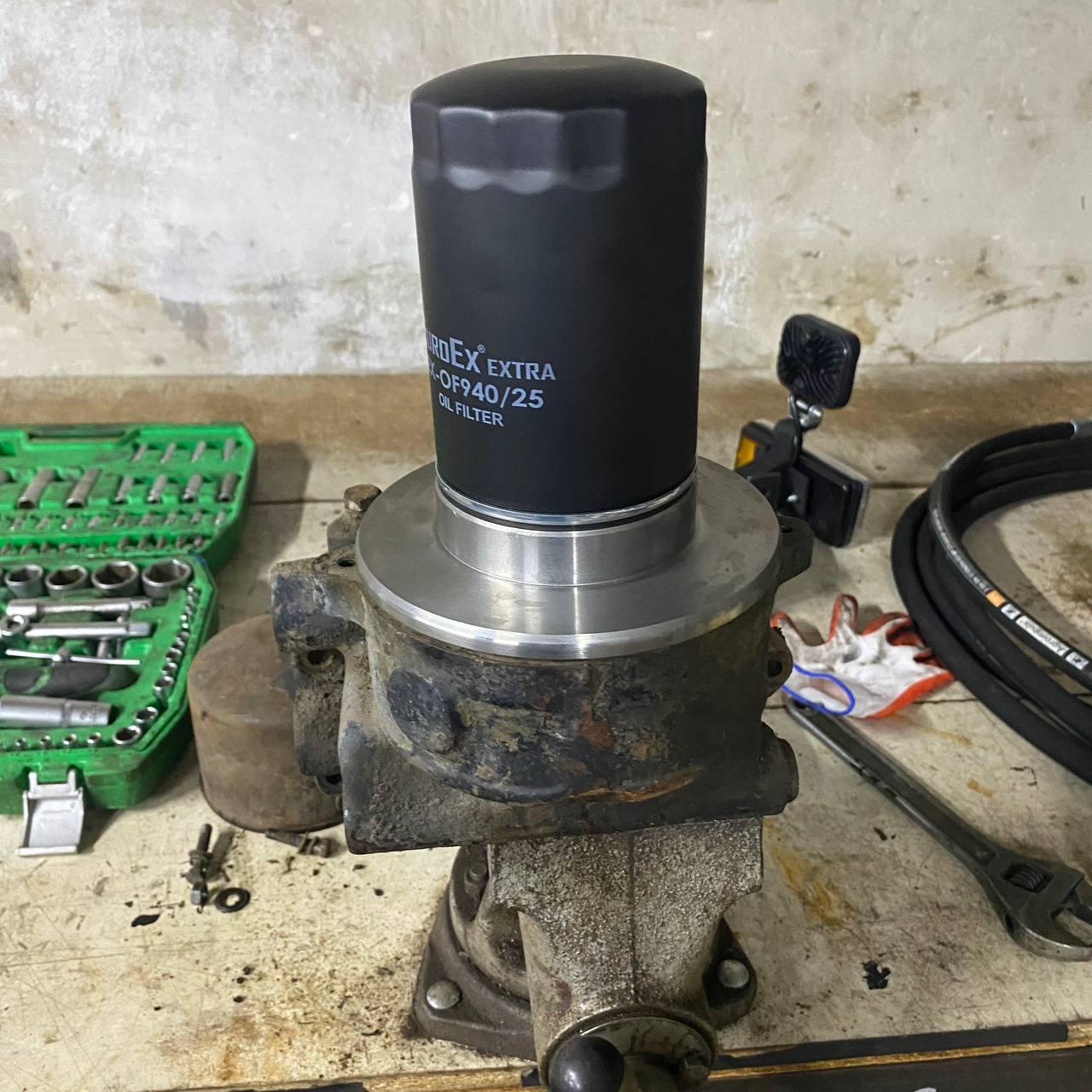 Фільтр оливний ЮМЗ замість центрифуги, фото 1