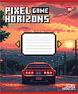 Зошит учнівський шкільний Yes Pixel game А5 12 аркушів коса лінія, 25 шт/уп., фото 3