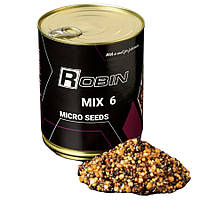 MIX-6 ROBIN 900 ml ж/б Мікро-зерно