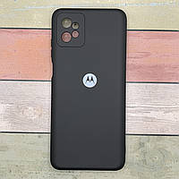 Оригінальний чохол для Motorola Moto G32 Soft Touch покриття, мікрофібра, чорний