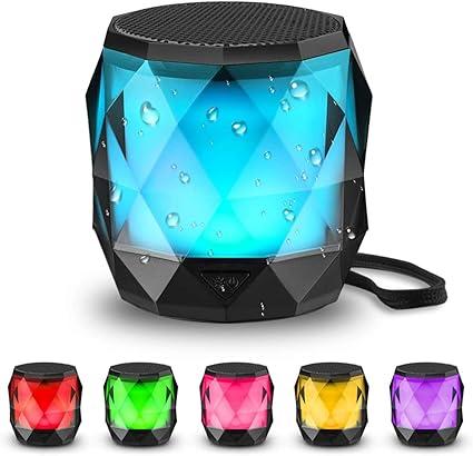 Портативний Bluetooth-динамік LFS з підсвічуванням, бездротовий магнітний водонепроникний динамік з нічником