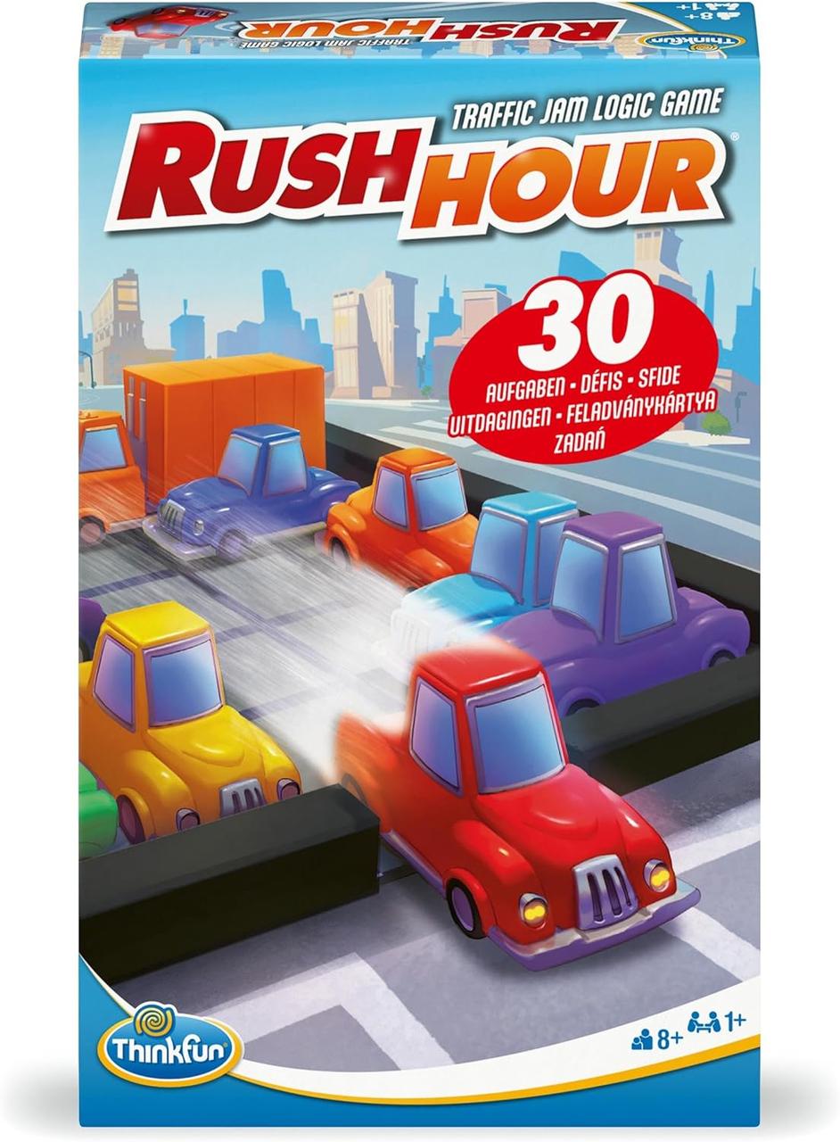 Настільна гра головоломка Година пік, 8+. Компактна версія (ThinkFun Rush Hour)