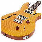 Електрогітара PRS SE Custom 22 Semi-Hollow (Santana Yellow), фото 2