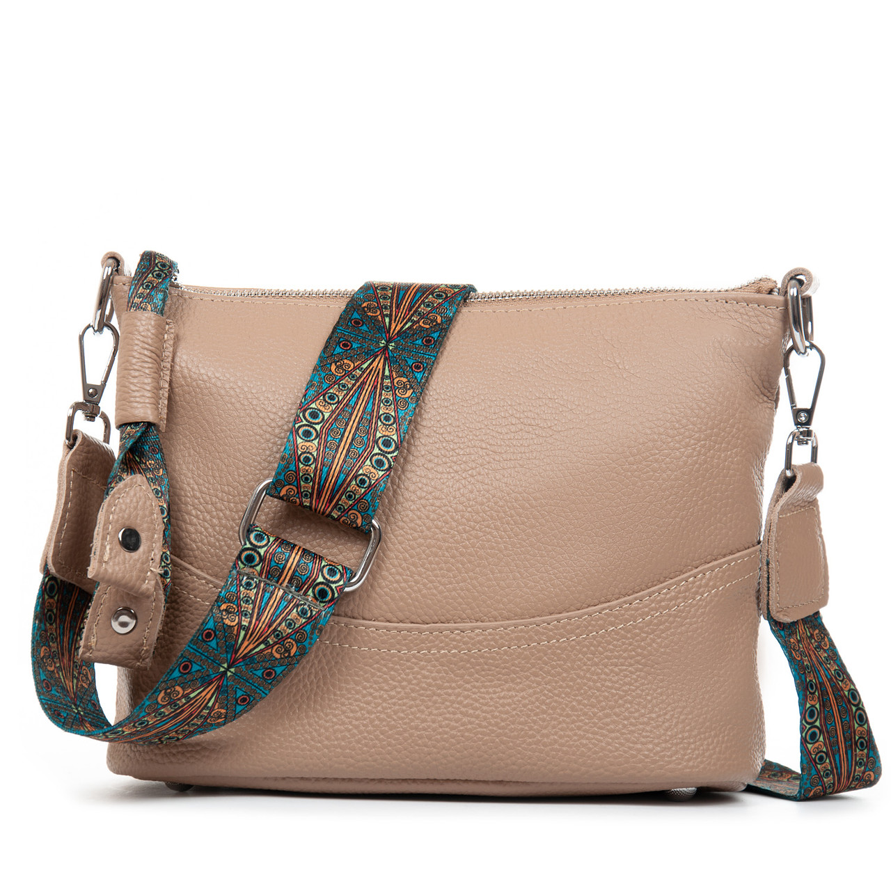 Cумка жіноча шкіряна 99120 khaki.Купити сумки жіночі із натуральної шкіри trandbags.com.ua