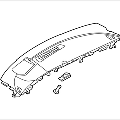 Торпедо верхня частина без Illumination, без Auto Wipers, без Display Nissan Ariya (22-) 68310-5MP3A