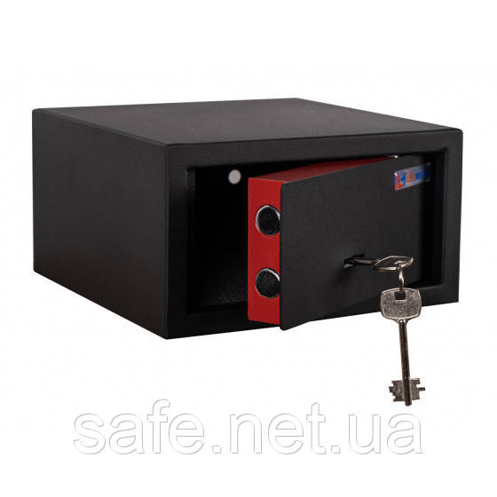 Сейф меблевий Levmetal СГ-115K (ВxШxГ:115x215x215), сейф для дому, сейф для грошей, сейф з ключовим замком