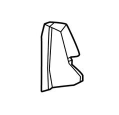 Заглушка торца торпедо ліва Nissan Ariya (22-) 68499-5MP1A