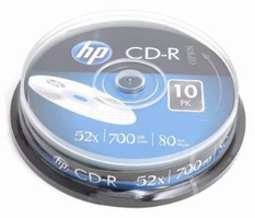 CD-R Hewlett-Pack 52x 700mb штир(10)(200)