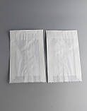 Жиростойкий бумажные пакеты саше 10/3*17 Белый (100 шт), фото 2