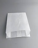 Жиростойкий бумажные пакеты саше 10/4*14 Белый (100 шт), фото 2