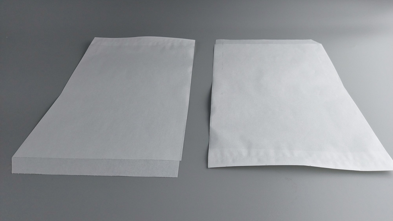 Жиростойкий пакет бумажный (Уголок) 14*23 Белый (2000 шт), фото 1