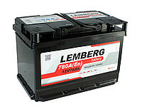 Аккумулятор LEMBERG battery 78 Ah/12V "0" (+ справа)
