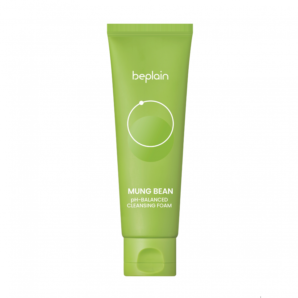 Балансуюча пінка для глибокого очищення Beplain Mung Bean pH-Balanced Cleansing Foam 80 мл