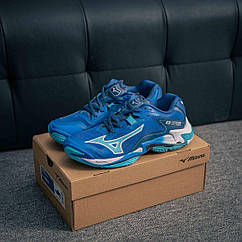 Волейбольні кросівки Міцуно MIZUNO Wave lightning Z8 чоловічі жіночі сині Eur36-46