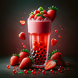 Bubble tea Перлини Полуниця 210 г ТМ Pearl Tea, фото 2