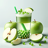Bubble tea Перлини Зелене Яблуко 950 г TM BoBoQ, фото 2