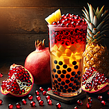 Bubble tea Перлини Гранат 950 г TM BoBoQ, фото 2