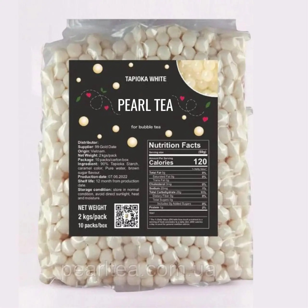 Тапіока Біла 2 кг ТМ Pearl Tea, фото 1