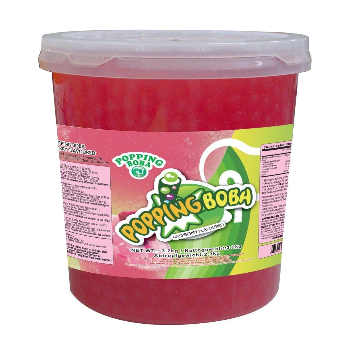 Bubble tea Перлини Малина 3.2 кг TM Possmei, фото 1
