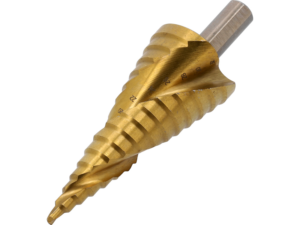 Свердло ступінчасте спіральне 4-32 мм  YATO YT-44748, фото 1
