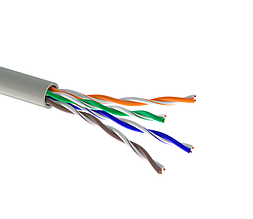 Інтернет-кабель внутрішній мідний Вита Пара UTP cat.5e 4х2х0.51 Одескабель (КПВ-ВП)