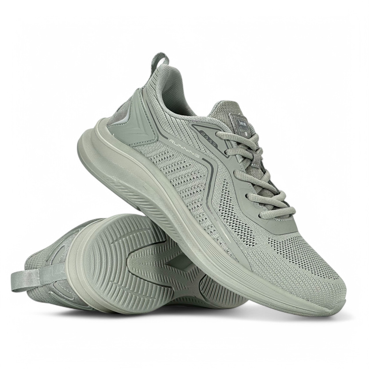 Жіночі кросівки BaaS текстильні (сітка) сіріі літні/весняні