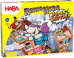Настільна гра Суперносоріг Хмарочос, 5+ (Haba Rhino Hero Super Battle)