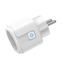 Розумна Wi-Fi розетка з 16A 3000Вт — Smart розетка з керуванням через додаток Tuya/Smart Life, підтримка Alexa та Google Home