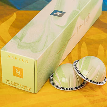 Nespresso Vertuo Pistachio Vanilla Over Ice (Фісташка та ваніль), Швейцарія (10 шт.) 80 мл