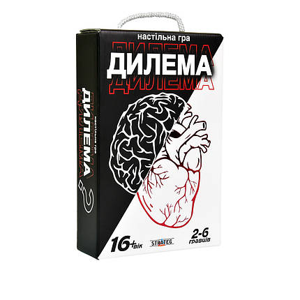Карткова гра Strateg Дилема українською мовою 30397 KNZ, фото 1